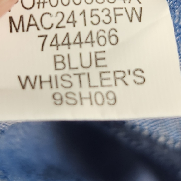 Fever Blue & White Striped Whistler's Long Sleeve Ladder Lace BOHO Top Sz Small - Picture 11 of 12